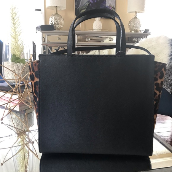 Sold Kate Spade Run Wild Leopard Hayden Satchel - Picture 3 of 6